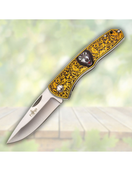 Coltello da campo Third decorato con...
