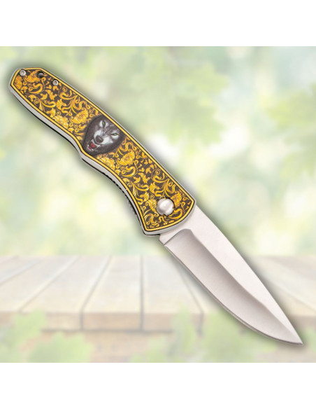 Coltello da campo Third decorato con...