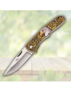 Coltello da campo Third decorato con aquila (20,7 cm.)