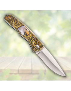 Coltello da campo Third decorato con aquila (20,7 cm.) 2