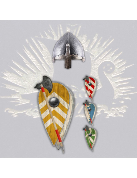 Pacchetto bambini vichinghi: scudo a...