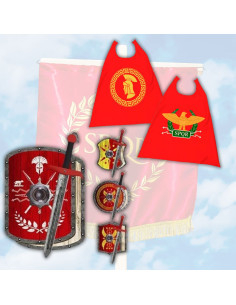 Pack bambino Centurione Cornelio: Spada, scudo e mantello