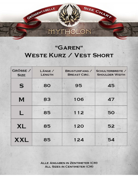 Gilet medievale lungo in suede...