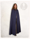 Cappa medievale in cotone modello Aaron, colore blu