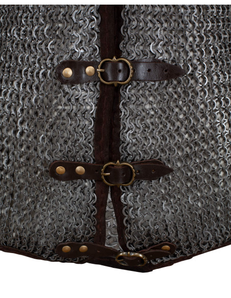 Camicia di maglia a anello piatto...