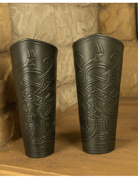 Bracciali medievali in pelle modello...