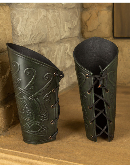 Bracciali medievali in pelle modello...