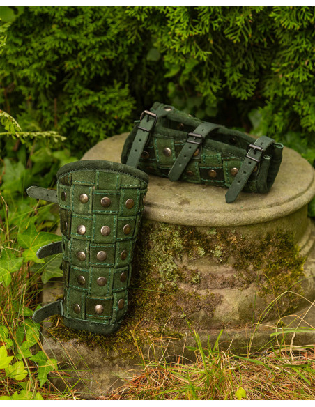 Bracciali medievali in pelle modello...