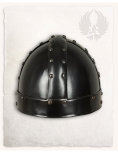 Casco tipo Spangenhelm acciaio modello Thorsten, finitura...