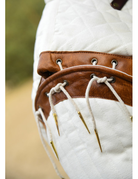 Gambesone medievale con maniche...