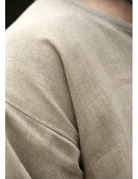 Tunica lunga vichinga in lino, colore...