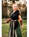 Tunica medieval nera da arciere modello Aldón, unisex