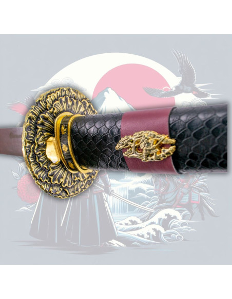 Tanto decorativo tsuba Fiore di Ciliegio