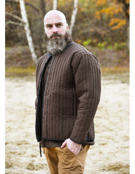 Gambesón medieval in cotone...