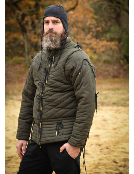 Gambesone medieval in cotone...