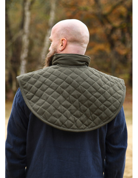 Gorjal medieval imbottito in cotone,...