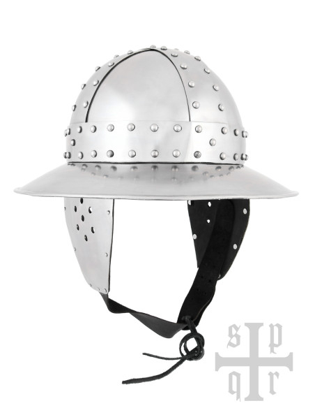 Casco medieval Kettle del XIV secolo...