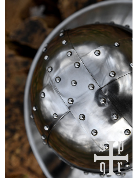 Casco medieval Kettle del XIV secolo...