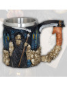 Tazza di resina gotica Morte con Falce (11,5 cm.)