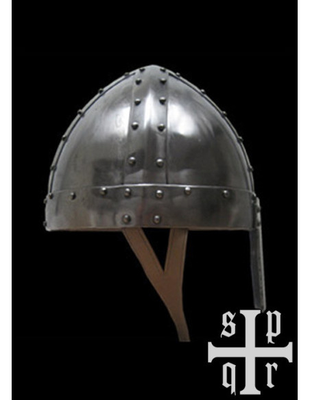 Elmo medieval tipo Spangenhelm con...