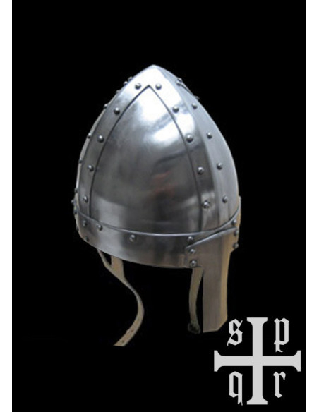 Elmo medieval tipo Spangenhelm con...