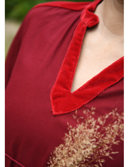 Vestito medieval lungo modello Meira,...