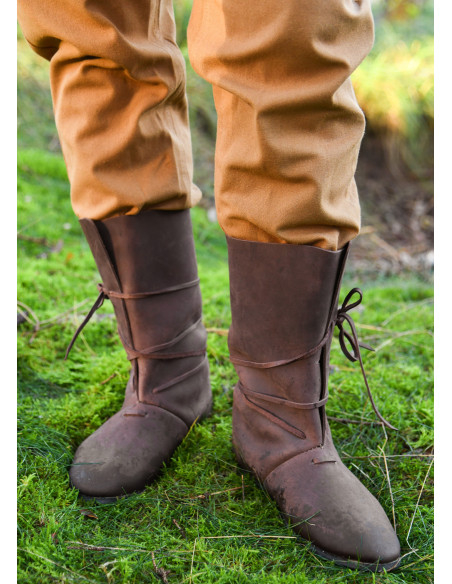 Stivali vichinghi Oseberg con lacci,...