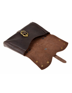 Borsa Medievale Erin con ferri Celtici - marrone 2