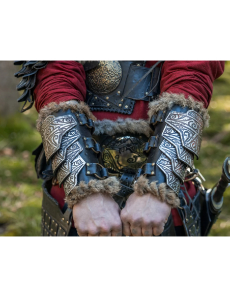 Brazaletti Barbarici Invecchiati - neri