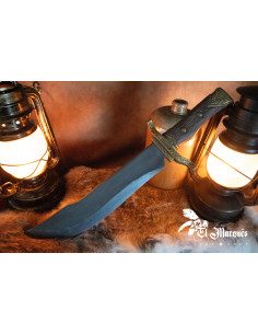 Coltello Bowie dritto, in schiuma, per LARP