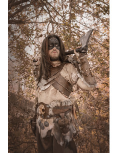 Pettorale guerriero vichingo Berserker - Marrone 2