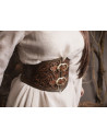 Cintura Corsetto donna Nobile con broccati - Marrone