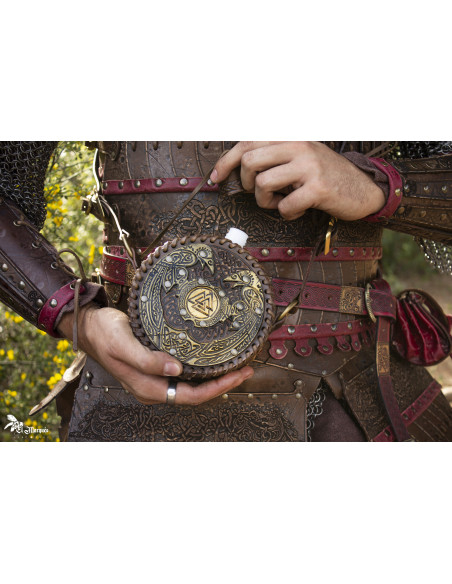 Borraccia Vikinga di Odino con tracolla