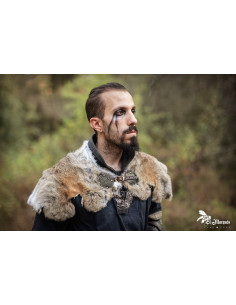 Cappa guerriero vichingo Fenrir di coniglio