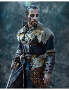 Cappa guerriero vichingo Fenrir di coniglio 2