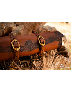 Porta-pergamino set con libro Grimorio per LARP 2