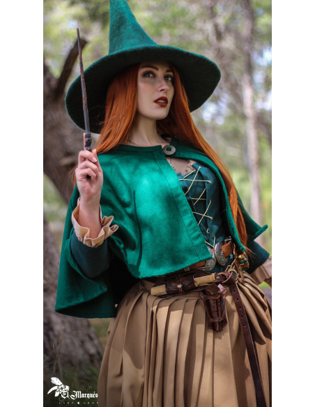 Porta bacchette magiche in pelle per...