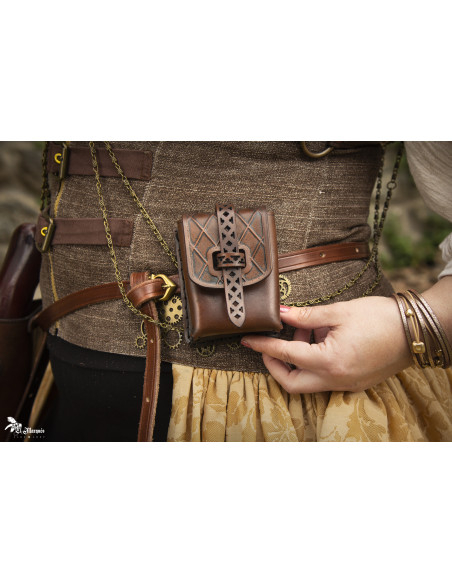 Borsa Tabaquera per cintura in vera...