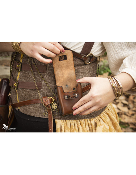 Borsa Tabaquera per cintura in vera...