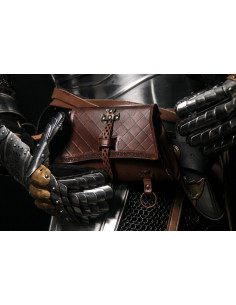 Borsa Soldato Medieval in pelle autentica
