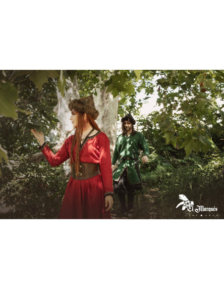 Sombrero Vichingo di pecora e cuoio