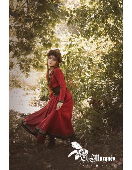 Sombrero Vichingo di pecora e cuoio