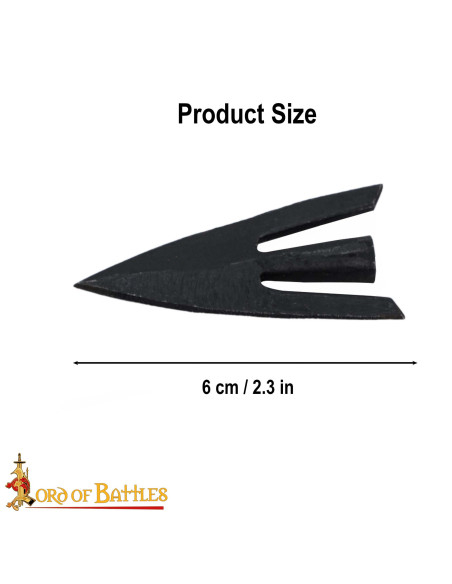 Punta di freccia medievale, coda di...