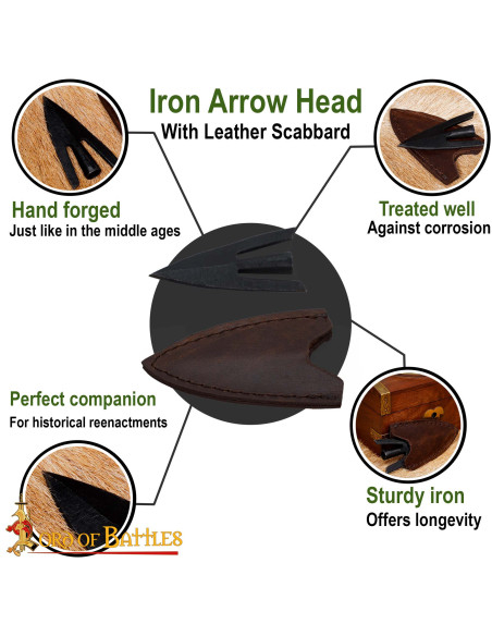 Punta di freccia medievale, coda di...