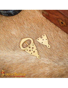 Fibbia di cintura vichinga con nodi celtici 2