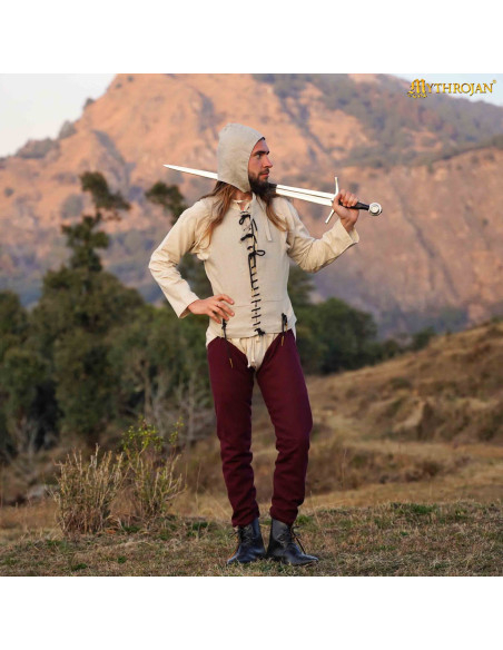 Camicia medieval senza maniche in...