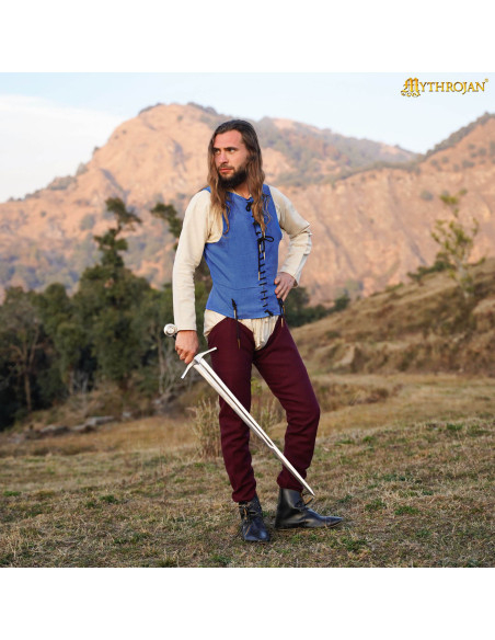 Camicia medieval senza maniche di...