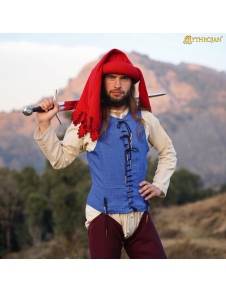 Camicia medieval senza maniche di...