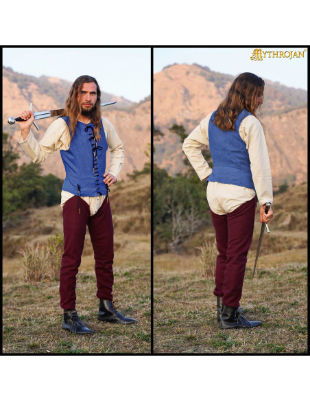 Camicia medieval senza maniche di...