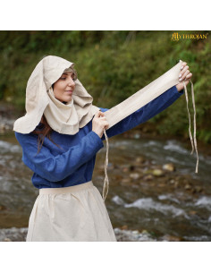 Bandana medieval donna in crudo 2